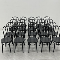 Chaise de salle à manger industrielle en fer forgé rétro avec dossier rond pour restaurant et bar à domicile, chaise de mariage