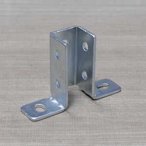 Soporte de Montaje de Placa Base para Canal Triangular Personalizado, Soportes Sísmicos de Acero al Carbono con Recubrimiento de Zinc - Product Image 4