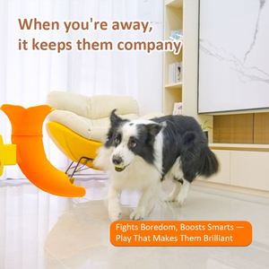 <span class=keywords><strong>Lanzador</strong></span> de <span class=keywords><strong>Pelotas</strong></span> de Tenis Automático para Mascotas, Ecológico y Moderno, Juguete Interactivo con Entrenamiento de Inteligencia para Perros, Juego Educativo - Product Image 3