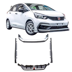 Runze for Fit 2021-2023 Front Lip Rear Lip Side Skirts ABS Plastic Bumper Bodykit Auto Parts Diffuser Black Upgrade - Product Image 1