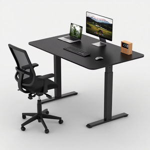 Mesa de Conferencia Eléctrica Moderna de Acero de Lujo GQK, Escritorio de Pie con Cuatro Patas y Altura Ajustable, para Oficina en Casa o Comedor - Product Image 2