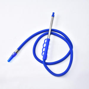 Commercio all'ingrosso di <span class=keywords><strong>tubi</strong></span> lunghi in silicone manico narghilè, bocchini in acciaio <span class=keywords><strong>inox</strong></span>, <span class=keywords><strong>tubi</strong></span> filettati in PVC tinta unita e estensibili - Product Image 6