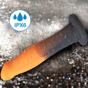 Heizung Vibrierend Realistisch Dildo <span class=keywords><strong>Penis</strong></span> Consol adores Klitoris Anal Vaginal Stimulation Schub Dildo Vibrator Frauen Sexspielzeug - Product Image 5