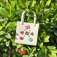 Sac de plage mini en EVA pour fille, nouveau style tendance 2025, cadeau pour enfant, sac fourre-tout léger en caoutchouc avec breloques DIY, sac à main d'été