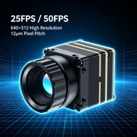 Caméra thermique FPV ZYKD à haute fréquence d'images, zoom optique, résolution 640*512, vision nocturne infrarouge, modèle avec support externe