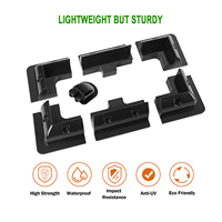Support de montage solaire étanche en ABS sans perçage, kits de raccordement de câbles simples/doubles pour camping-car, bateau, toit plat, caravane