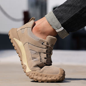 Chaussures de sécurité GUYISA pour hommes, résistantes aux perforations et aux chocs, avec protection métatarsienne, idéales pour la démolition et les travaux mécaniques - Product Image 5