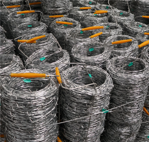 Yüksek çekme dikenli tel sıcak daldırma galvanizli dikenli tel 4 nokta dikenli tel çit hayvancılık ve haşarat eskrim için - Product Image 1