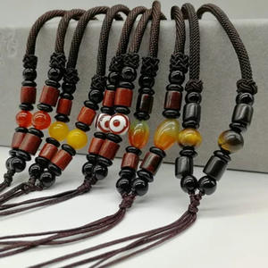 Diy Accessoires Handgeweven Jade Touw Opknoping Natuurlijke Agaat Steen Ketting Touw Jade Jade Hanger Touw Groothandel - Product Image 4