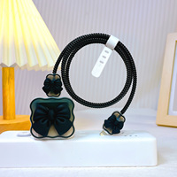 Protectores de Cable de Carga de Arco para iPhone, Cubierta Protectora de Silicona de TPU, Diseño de Dibujos Animados, Cargador de Teléfono Usb, 18W, 20W