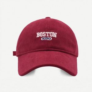 Gorra de Béisbol de Pana Personalizada al por Mayor con 6 Paneles y Bordado Original del Logotipo de Boston - Product Image 2