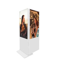 Kiosco Digital de Doble Cara con Sistema Dual Android y Windows, CMS en la Nube, Control Remoto para Museos y Salas de Exposiciones