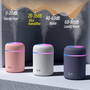 Mini Ultrasonic Atomizer <b>USB</b> Humidifier with 1 Year Warranty 300ml Capacity <36dB Noise for Household Hotel Car School RV - Product Image 3
