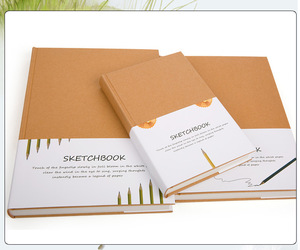 Carnet de croquis à couverture rigide, 120 feuilles, couverture en kraft, format 32K/16K/A4, carnet de dessin pour artistes et étudiants - Product Image 6