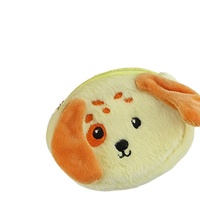 Dompet Koin Resleting Boneka Kartun Lucu Selebriti Internet, Tas Earphone, Tempat Kartu, Liontin Penyimpanan, Dompet Mini Kecil