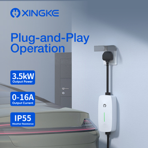 Nuevo Cargador para Vehículos Eléctricos EVSE Nivel 2 220V 16A Portátil con Corriente Ajustable, <span class=keywords><strong>Cable</strong></span> de <span class=keywords><strong>3.5</strong></span>-5m Tipo 2 para Uso Doméstico - Product Image 3