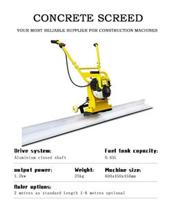 Règle vibrante électrique externe en aluminium pour béton, garantie 1 an, haute efficacité, 220V/380V, pour nivellement du ciment - Product Image 3