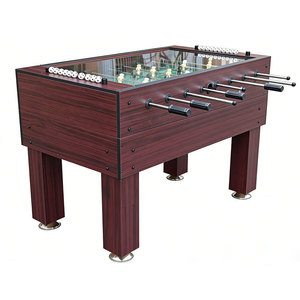 Table <span class=keywords><strong>de</strong></span> baby-foot S.Q.F Player, taille standard, finition bois grainé, retour <span class=keywords><strong>de</strong></span> <span class=keywords><strong>balles</strong></span>, style arcade, autoportante, pour bar à domicile ou salle <span class=keywords><strong>de</strong></span> jeux - Product Image 5