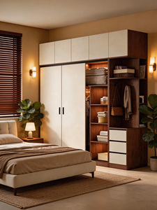Armoire autoportante avec portes coulissantes et rangement intégral pour les chambres <span class=keywords><strong>sans</strong></span> placards intégrés - Product Image 3