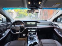 Jetour X90 2021 2022 2023 SUV automatique de taille moyenne, sièges en cuir foncé, image panoramique à 360°, voiture d'occasion