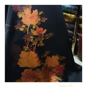 Good Quality 100 Natural Sublimation Organic Mulberry Silk Pattern Fabric Supplier for Women Dresses