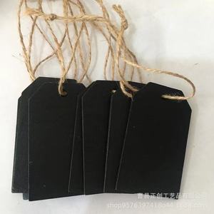 Wooden Hangtags Rectangle Pine Material With Red Tassel For Gift Personalization And Decorative Use - Product Image 4