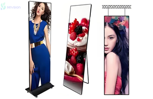 Trong nhà có thể gập lại màn hình điện thoại di động thông minh màn hình quảng cáo độ nét cao hiển thị áp phích Màn hình LED - Product Image 6