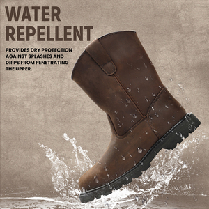 Botas de Seguridad de Cuero Crazy Horse con Suela Goodyear, Impermeables, Antideslizantes, Fabricadas por Fabricantes de Calzado de Seguridad - Product Image 3