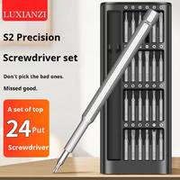 Jeu de tournevis cruciformes de précision 24 en 1 Outils de combinaison rentables pour la réparation de téléphones portables et de lunettes OEM personnalisables