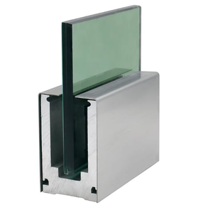 モダンデザイン スチールアルミ製 セキュリティ手すり金具 フレームレス<span class=keywords><strong>U</strong></span>字型クランプ ガラス手すり 簡単設置 1年保証 - Product Image 6