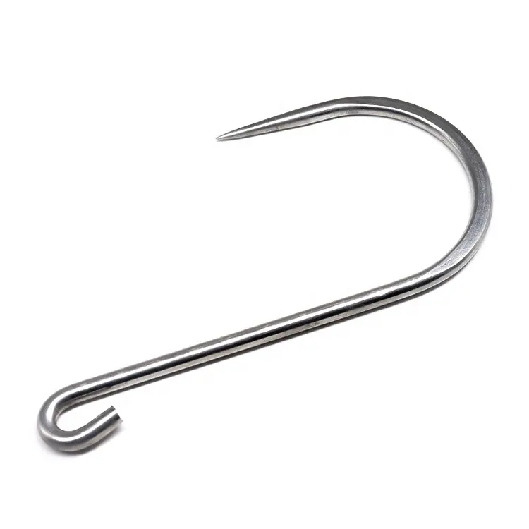 Custom Service Stainless Steel Polishing Fishing Hook J Type Of Fishing Hooks Made By Spring Machine