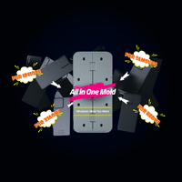 Kit d'Impression pour Machine de Sublimation 3D Sumashi Personnalisée pour Coques de Téléphones Mobiles