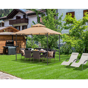 Nojumes Koka lapenes aiatelgid paviljonid aiakatused paviljongit katso kaikki sjenice metalnog krova Pergola sjenice - Product Image 1