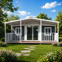 Maison Modulaire de Luxe Préfabriquée Pliable 20/30/40FT, Maison Mobile Modulaire Extensible, Bureau, Hôtel, Conteneur Préfabriqué