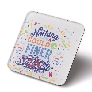 แผ่นรองแก้วอะคริลิคทรงสี่เหลี่ยม สีสันสดใส สั่งทำได้ พร้อมโลโก้แบบซับลิเมชั่น ไม่แตกหัก สำหรับชา กาแฟ - Product Image 5