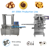 Ligne de production de biscuits multifonction LONGYU SV-208A, machine à découper et à former les biscuits pour boulangerie commerciale