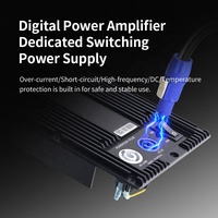 Module amplificateur de système de haut-parleurs actifs professionnels en métal, 2 canaux, 800W, classe D, pour amplificateur <1% THD 115V-230V