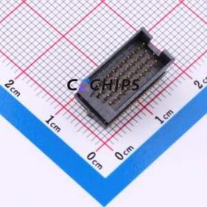 TOLC-110-22-L-Q-A Wire-to-Board Pin Header SMD Connector Vertical Mount 4 1.27mm Phosphor Bronze - Product Image 1