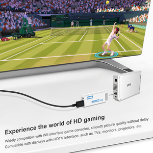 Convertidor OEM WII2HDTV Full HD 1080P, Adaptador de Wii <span class=keywords><strong>a</strong></span> HDTV con Salida de <span class=keywords><strong>Audio</strong></span> de 3.5mm - Product Image 6