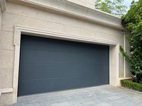 Panneau en acier personnalisable de 40mm pour portes de garage roulantes antivol sectionnelles pour maisons modernes, villas et portes basculantes