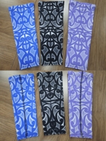 Manchons de compression de mollet de tatouage personnalisés purs manchons de jambe de sport tactiles d'étiquette de rugby manchons de soutien en plastique avec fonction de protection