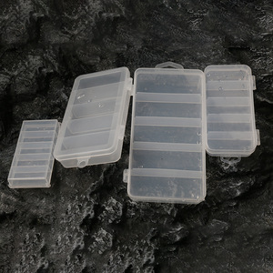 Cajas <span class=keywords><strong>de</strong></span> <span class=keywords><strong>Pesca</strong></span> al por Mayor con Cinco Compartimentos Grandes, 8 Estilos, Multifuncionales, Transparentes, <span class=keywords><strong>de</strong></span> Plástico Duro - Product Image 6