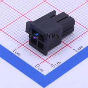 430250408 Housing (Wire-to-Board / Wire-to-Wire) P=3mm Connector 2x2P 3mm Micro-Fit (MX 3.0) 3mm - Product Image 1
