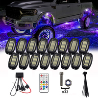 16/24/256 LED - Kits d'éclairage LED blanc pur pour carrosserie, Plug and Play, pour ambiance et éclairage sous châssis de voiture