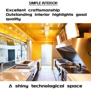 Comida de gran tamaño caravana <span class=keywords><strong>Camper</strong></span> cocina restaurante comida rápida quiosco parrilla móvil barbacoa Pizza camión - Product Image 3