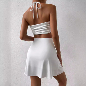 Nuevo Vestido <span class=keywords><strong>de</strong></span> <span class=keywords><strong>Mujer</strong></span> en Oferta, Sexy, con Espalda Descubierta y Tirantes, para Verano - Product Image 4