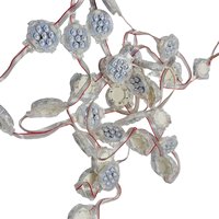 Module extérieur étanche RGBW LED Pixel Light 7-Bead pour l'éclairage décoratif paysager Corps en PVC émettant des couleurs blanc rouge vert