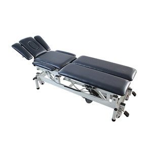 Cama de Rehabilitación Eléctrica Ajustable de Ocho Posiciones Jinyu, Azul, Equipo de Entrenamiento de Fisioterapia y Masaje Corporal Completo - Product Image 3