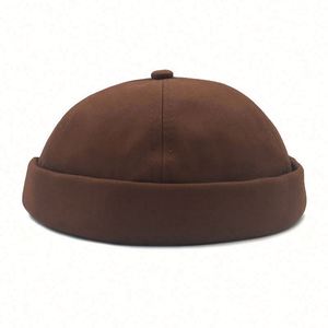 Casquette de baseball sans visière personnalisée en gros, unisexe, sportive, formelle, avec impression en relief, en tissu courant - Product Image 5