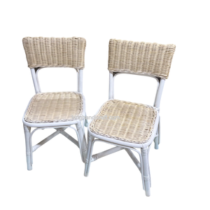 Silla Infantil de Ratán Hecha a Mano, Decoración para Fiestas de Cumpleaños, Asiento Infantil de Mimbre Artesanal para Eventos - Product Image 3